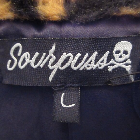 NWT Sourpuss Harlow Leopard Fur Coat - Picture 6 of 8